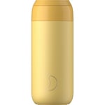 Chillys Coffee Cup 500ml C500S2PYEL - Reusable Stainless Steel - Pollen Yellow