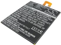 Kompatibelt med Lenovo TAB 2 A7-20, 3.8V, 3550 mAh