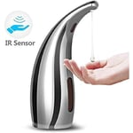 Galaxy Automatisk tvålpump, beröringsfri handtvålsdispenser, set (300 ml silver)