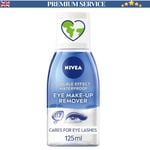 NIVEA Double Effect Waterproof Eye Make-Up Remover (125 ml), Daily Use Face