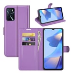 Oppo OPPO A16s PU Wallet Case Purple