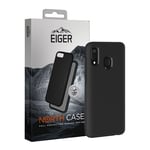 EIGER North Case for Samsung Galaxy A20e Premium Phone Protection Hardwearing Shock Resistant Easy Port Access Design in Textured Matt BLACK