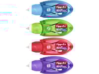 Tipp-Ex Micro Tape Twist Korrigeringstejp 8 M X 5 Mm - Dispenser I Blandade Färger, 10 St I Kartonglåda 104X156x31mm (10 St)