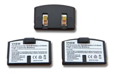 vhbw 3x Batteries compatible avec Sennheiser RI 50, RS 85, RS 8, RI 810 S, RI 55, RS 65, RR 2400 casque audio, écouteurs sans fil (60mAh, 2,4V, NiMH)
