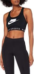 Nike Women's Mesh Back Swoosh Sports Bra - XL - New ~ AT1764 010