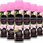 6x Yardley BLOSSOM & PEACH Body Spray Fragrance 75ml