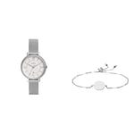 Fossil Womens Watch Jacqueline, 36mm case Size, Quartz Movement, Stainless Steel Strap Women's disc Stainless Steel Bracelet