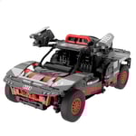 ColorBaby Rastar 41292 Voiture à Monter, Audi RS Q e-tron, 1432 pièces, Licence Officielle, échelle 1:14, avec Autocollants, Jouets de Voitures, Jeux de Construction pour Enfants, Carlos Sainz, +14