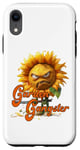 Coque pour iPhone XR Funny Garden Gangster En colère Tournesol Monstre Jardinage