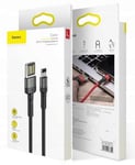 Baseus Cafule Cable Tough Durable 1m USB to Lighting Apple iPhone Charging Cable