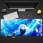 DATE A LIVE XXL Gaming Mouse Pad - 900 x 400 x 3 mm – extra large mouse mat - Table mat - extra large size - improved precision and speed - rubber base for stable grip - washable-6_700x300