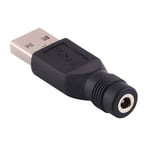 Strømstik 3.5x1.35mm til USB 2.0 (han) adapter