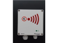 LS CONTROL Alarm E (ES1098) med lys- og lydsignal til ventilationsalarm for ekstern pressostat, 230V/24V. Leveres med slange, batteri og studs.