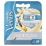 Gillette Venus comfortglide 2-in-1Â 4/Vanilla Cream Shave Gel Bars Razor Blades
