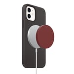Silikonfodral för Apple MagSafe -laddare - Bordeaux Red