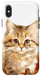 iPhone X/XS Cute Autumn Cat Fall Kitty Pumpkin To Go Vibes Case