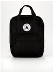 Converse Mens Small Square Backpack - Black