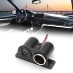 12V/24V Charger Power Adapter Two USB Port Portable Car Chargers
