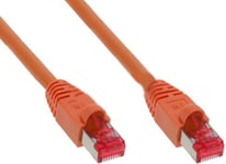 Inline 4043718036400, 0,3 M, Cat6, S/Ftp (S-Stp), Rj-45, Rj-45, Orange