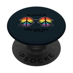 Fier de qui tu es LGBT - Self Love Gay Ally LGBT Pride Month PopSockets PopGrip Adhésif