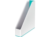 LEITZ arkivmappe WOW Duo Color, DIN A4, polystyren, isblå med tofarget WOW-effekt i hvit/isblå, - 1 stk (5362-10-51)