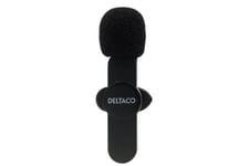 DELTACO Wireless Vlogging microphone USB-C/Lightning single pack