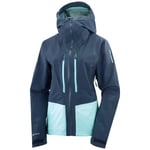 SALOMON Mtn Gore-tex 3l Jacket W - Bleu taille S 2024