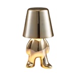 Ensoleille - Little Golden Man Led Table Lamps Touch Control Dimmable Lamp Bar Night Light