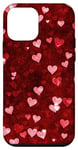 Coque pour iPhone 12 mini Motif coeurs Saint Valentin