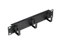 Utrusta 10" Kabelgenomföring Med Ringinsats 1U Svart (Ezmr-10-B)