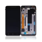 YI-WAN LCD For Lenovo A5000 Display Touch Screen Digitizer With Frame Replacement Parts Adaptation Parts (Color : Black, Size : 5.0")