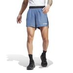 adidas Mt Trail Shorts S 5 IN Herr Blå - Lätta och funktionella korta byxor för trailrunning