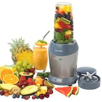 Salter EK2002V5SILVER NutriPro Blender - 1L BPA Free Blending Cup, Stainless Steel Blade, Chop & Crush, One Touch Operation, 1000W, Healthy Soup & Smoothie Maker, Maximum Vitamin & Nutrient Release