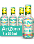 6 st Arizona Iced Tea Lemon Stor 500 ml Läskedryck - Hel Låda (USA Import)
