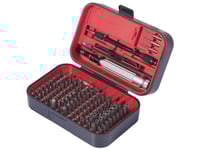 Toolcraft To-9407052 Bitssats 150 Delar Phillips Stjärnskruvmejsel, Pozidriv-Skruvmejsel, Sexkantshylsa, Sexkant, Tri-Wing, T-Profil, Klämmekanism, Triangel,