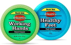 O'Keeffe's Working Hands 193g & Healthy Feet 180g (Twin Pack) 