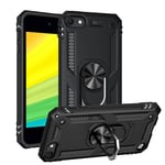 Case for iPod Touch 5 / 6 / 7 (2012-2019) Phone Cover Magnetic Ring Black
