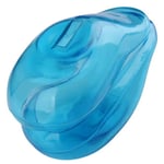 4X(2PCS Blue Clear Silicone Ear Cover Hair Color F6F5)