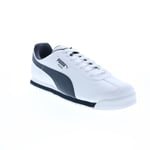 Puma Roma Basic 35357212 Mens White Leather Lifestyle Trainers Shoes