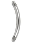 Banan Stång Blank - 1,6 mm tjock x 10 mm lång Stålstång