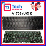 Genuine Apple MacBook Pro Retina A1706 A1707 Keyboard UK Layout 2016 2017