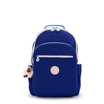 Kipling Seoul, Large Backpack, 20.5 x 35 x 44 cm, Solar Navy C (Blue)