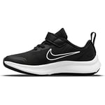 Nike Star Runner 3 Little Kids' Shoes, Black/DK Smoke Grey-DK Smoke Grey, 28 EU