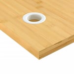 Bordplade til skrivebord 110x60x2,5 cm bambus