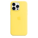 Apple iPhone 14 Pro Max Silicone Case with MagSafe - Canary Yellow Soft Touch Finish