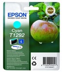 Genuine Epson T1292 Cyan Ink Cartridge for Epson Stylus BX525WD