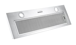 Polo Powerpack Rangehood 90cm 750m3/h max. extraction Stainless Steel with Push Button Control