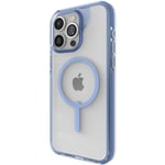 ZAGG iPhone 15 Pro Max (6.7) Santa Cruz Snap Case - Clear / Blue Magsafe Compatible