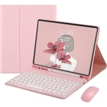iPad 9 2021 10,2 tum iPad 8 iPad 7 Air 3 Pro 10,5 tangentbordfodral