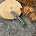 IC Mini Fickkniv Nyckelring Knivar Utomhus Bärbar Verktyg Fing